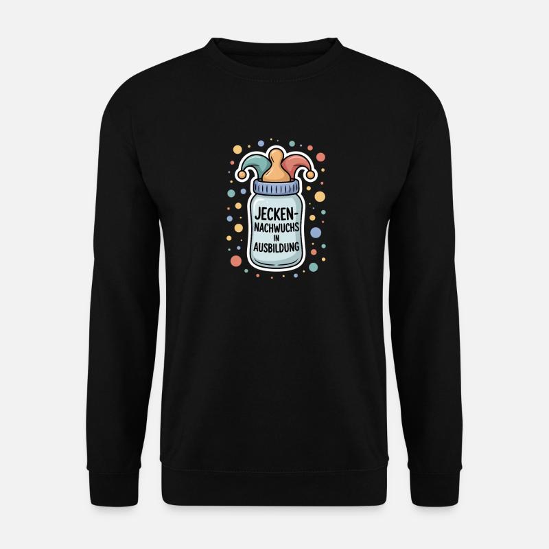 Jecken-Nachwuchs In Training Carnival Baby - Unisex Sweatshirt - black