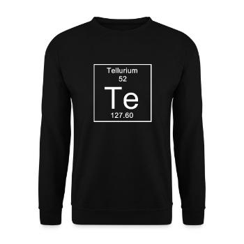 Te Chemistry Periodic Table - Unisex Sweatshirt - black - Front - Alina (178cm) & Michal (187cm)