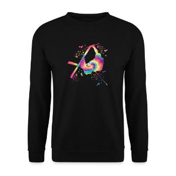 Ski alpin Sports d’hiver Ski nordique - Sweat-shirt Unisexe - noir - Devant - Alina (178cm) & Michal (187cm)