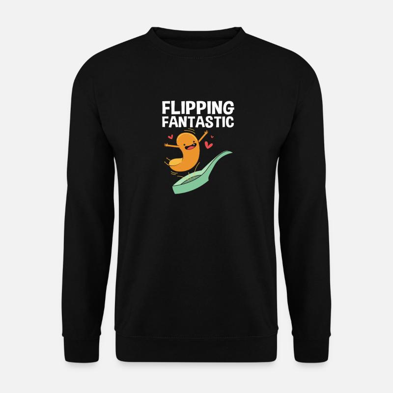 Pfannkuchen - Unisex Pullover - Schwarz