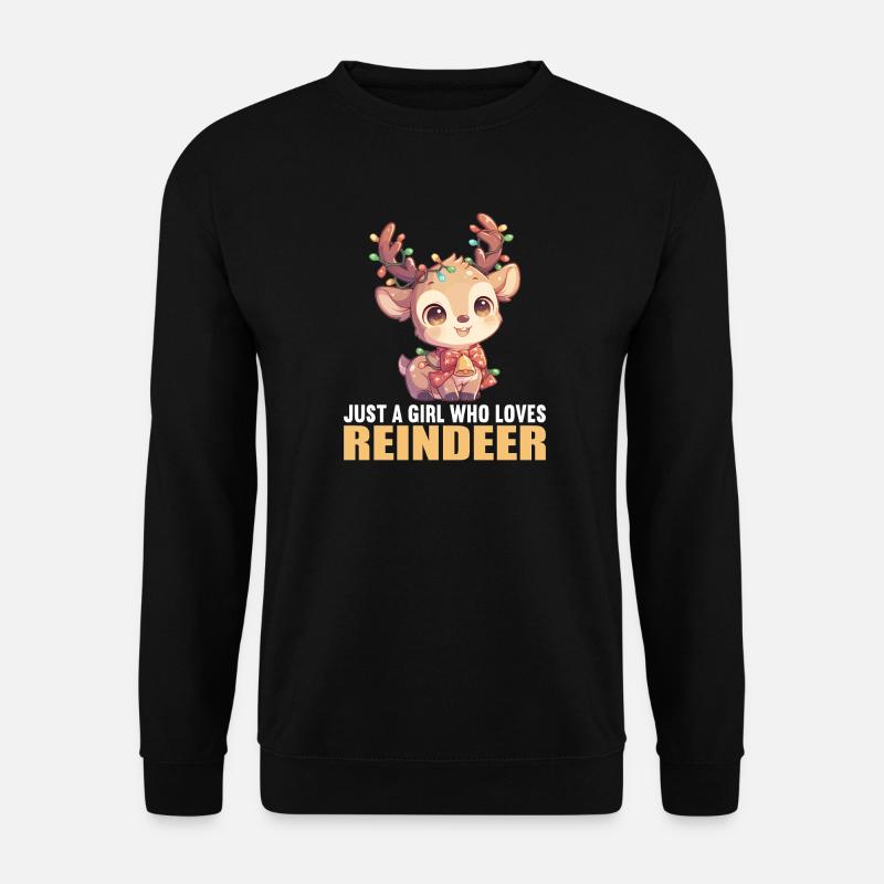Reindeer Reindeer - Unisex Sweatshirt - black