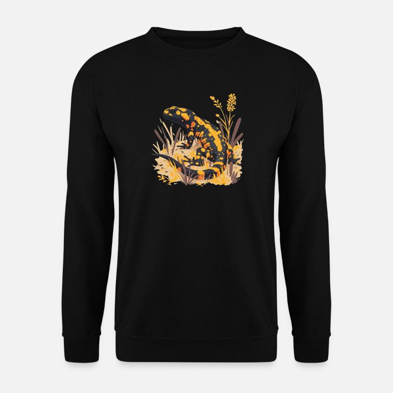 Feuersalamander Salamander - Unisex Pullover - Schwarz