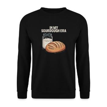 In My Sourdough Era - Unisex Sweatshirt - black - Front - Alina (178cm) & Michal (187cm)