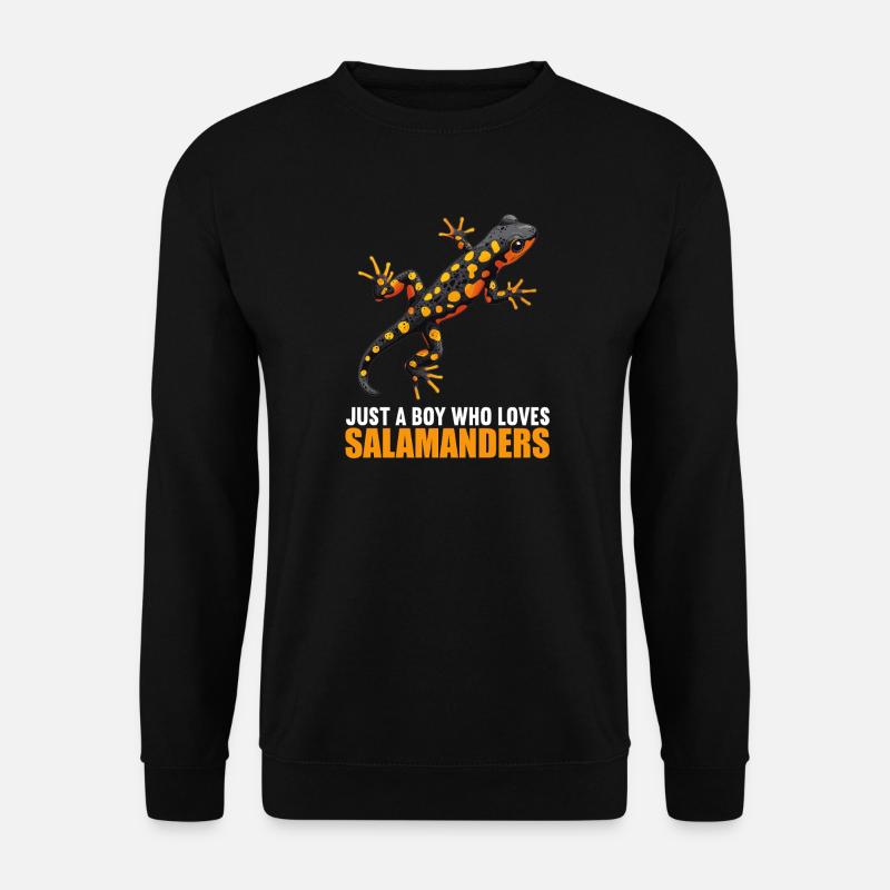 Feuersalamander Salamander - Unisex Pullover - Schwarz