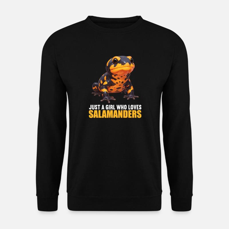 Feuersalamander Salamander - Unisex Pullover - Schwarz
