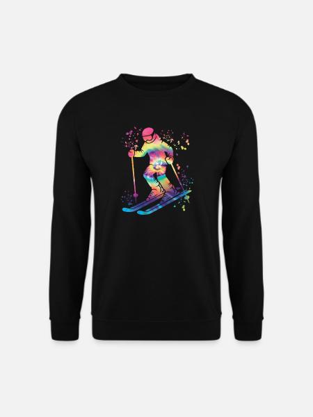 Ski alpin Sports d’hiver Ski nordique - Sweat-shirt Unisexe - noir