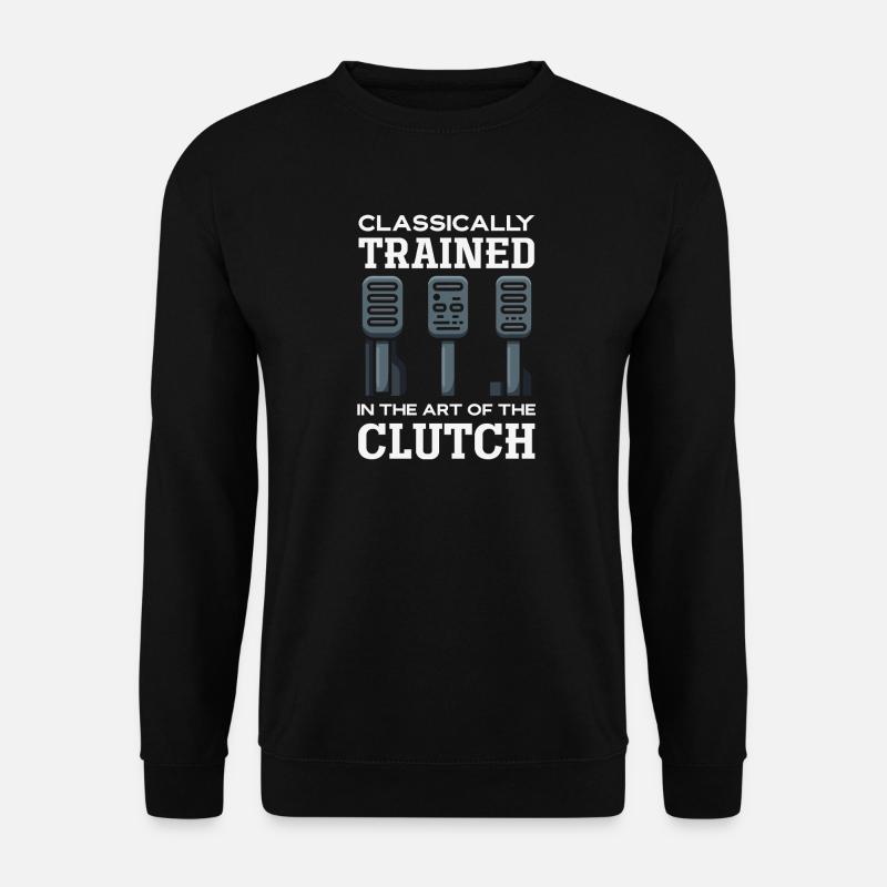 Manual car, classically trained - Unisex Sweatshirt - black
