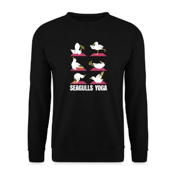 Annonce de la grossesse maman des jumeaux maman maman - Sweat-shirt Unisexe - noir - Devant - Alina (178cm) & Michal (187cm)
