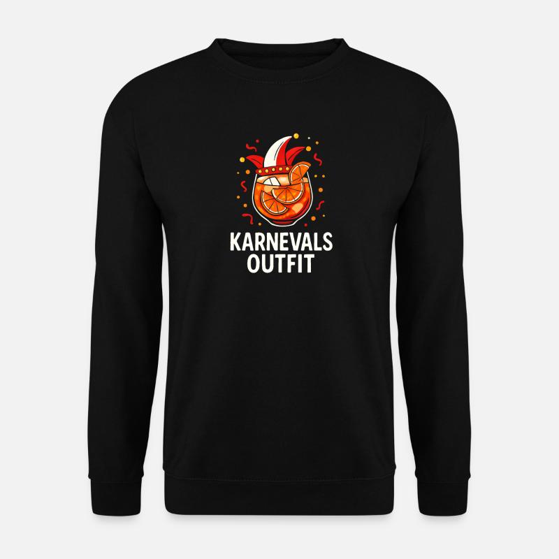 Carnival Outfit Carnival Carnival Aperoliker - Unisex Sweatshirt - black