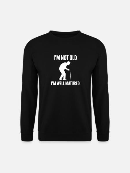 Senior Citizen Humor Retiree Motif - Unisex Sweatshirt - black