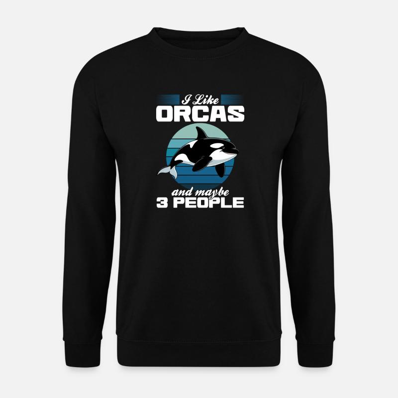 Funny Orca - Unisex Sweatshirt - black