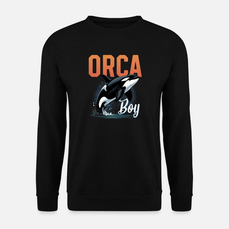 Funny Orca - Unisex Pullover - Schwarz