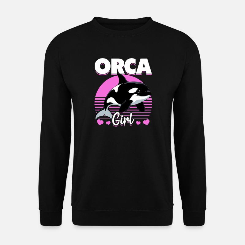 Funny Orca - Unisex Sweatshirt - black