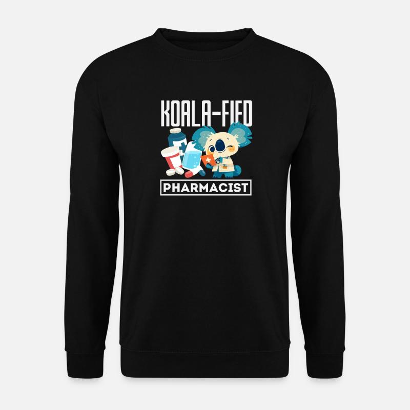 Koala Pharmacist Pharmacy Technician - Unisex Sweatshirt - black