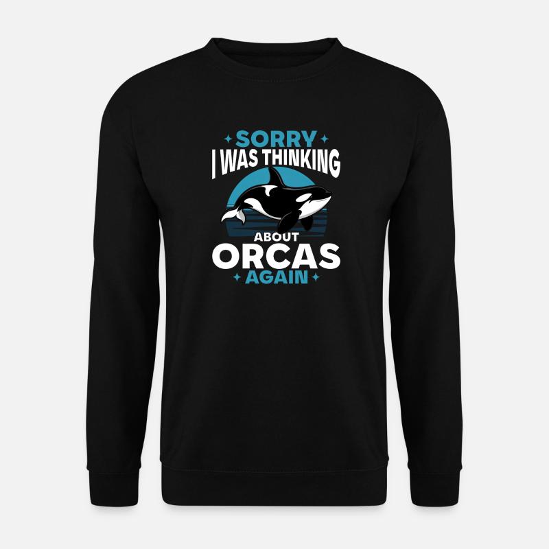 Funny Orca - Unisex Pullover - Schwarz