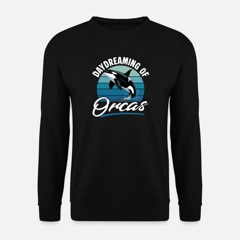 Funny Orca - Unisex Sweatshirt - black
