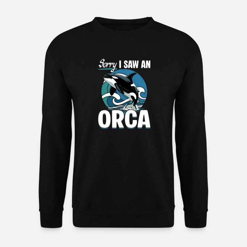 Funny Orca - Unisex Sweatshirt - black