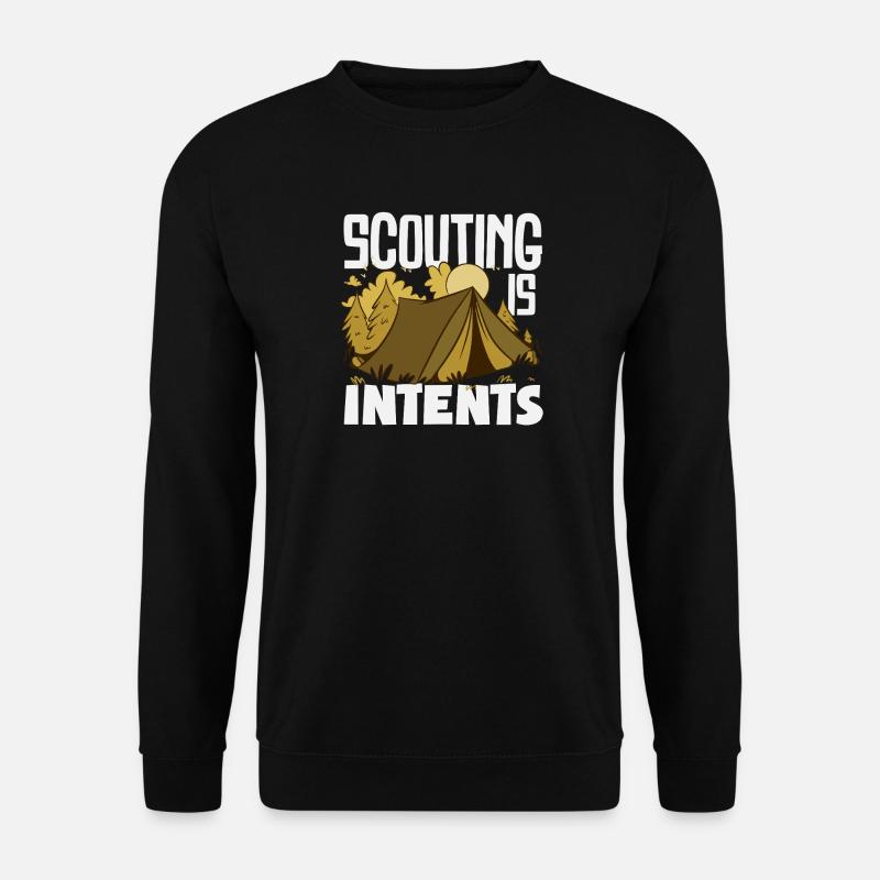 Scouting Is Itents Funny Scout - Unisex Sweatshirt - black