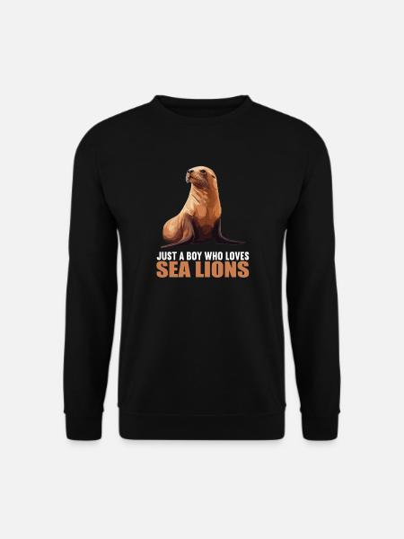 Seelöwen Seelöwe - Unisex Pullover - Schwarz