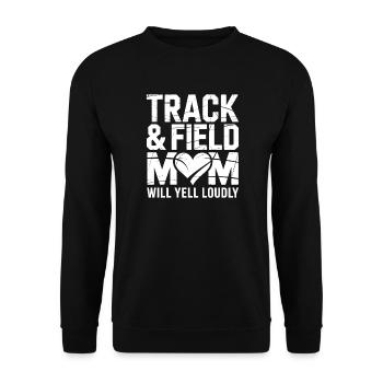 Dictions sportives Don d’Athlétisme - Sweat-shirt Unisexe - noir - Devant - Alina (178cm) & Michal (187cm)