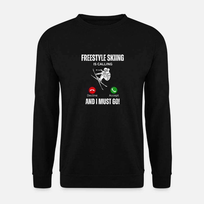 Freestyle-Ski-Berufung - Unisex Pullover - Schwarz