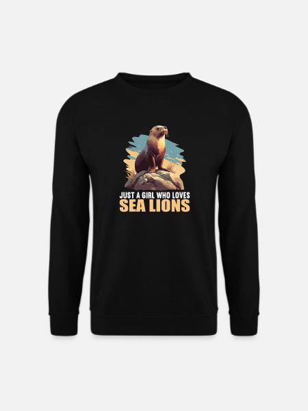 Seelöwen Seelöwe - Unisex Pullover - Schwarz