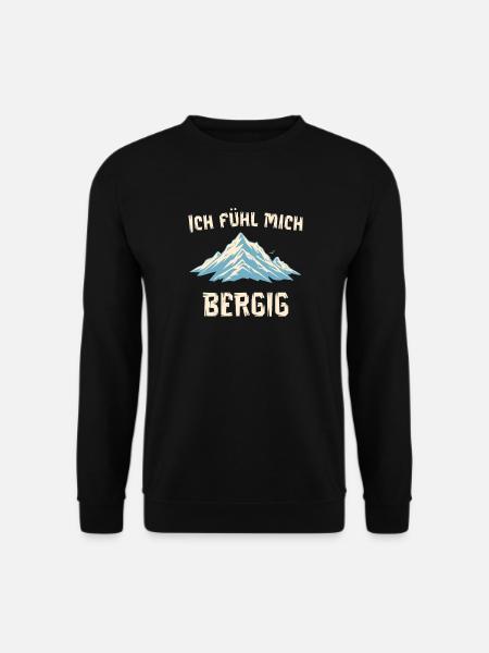 I feel mountainous - Unisex Sweatshirt - black