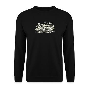 Mieux vaut conduire à dégagement que de mal fonctionner - Sweat-shirt Unisexe - noir - Devant - Alina (178cm) & Michal (187cm)