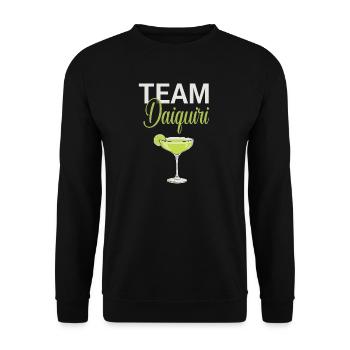 Junggesellinnenabschied Cocktail Team Daiquiri - Unisex Pullover - Schwarz - Vorne - Alina (178cm) & Michal (187cm)