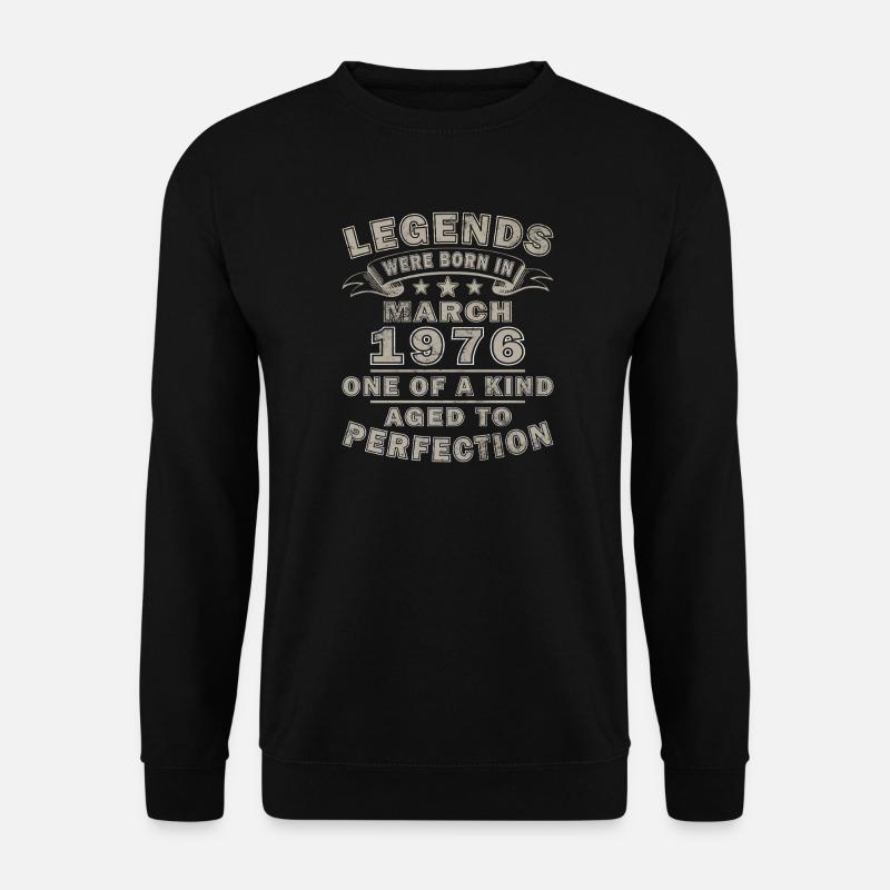 Mars 1976 Récolte mars 1976 - Sweat-shirt Unisexe - noir