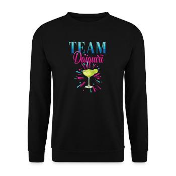 Junggesellinnenabschied Cocktail Team Daiquiri - Unisex Pullover - Schwarz - Vorne - Alina (178cm) & Michal (187cm)