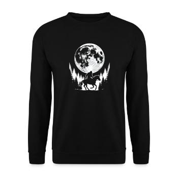 Bigfoot Équitation - Sweat-shirt Unisexe - noir - Devant - Alina (178cm) & Michal (187cm)