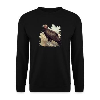 Geier - Unisex Pullover - Schwarz - Vorne - Alina (178cm) & Michal (187cm)