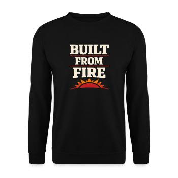 Healing Journey to Transform Inner Strength - Unisex Sweatshirt - black - Front - Alina (178cm) & Michal (187cm)