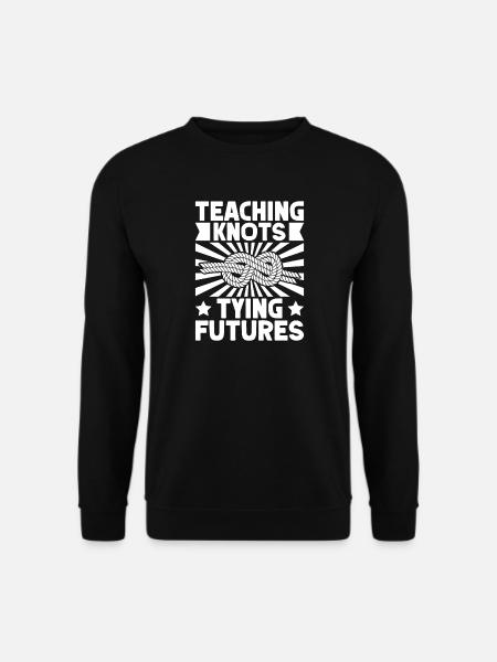 boys scout Scouting Teaching Knots Scout - Unisex Sweatshirt - black