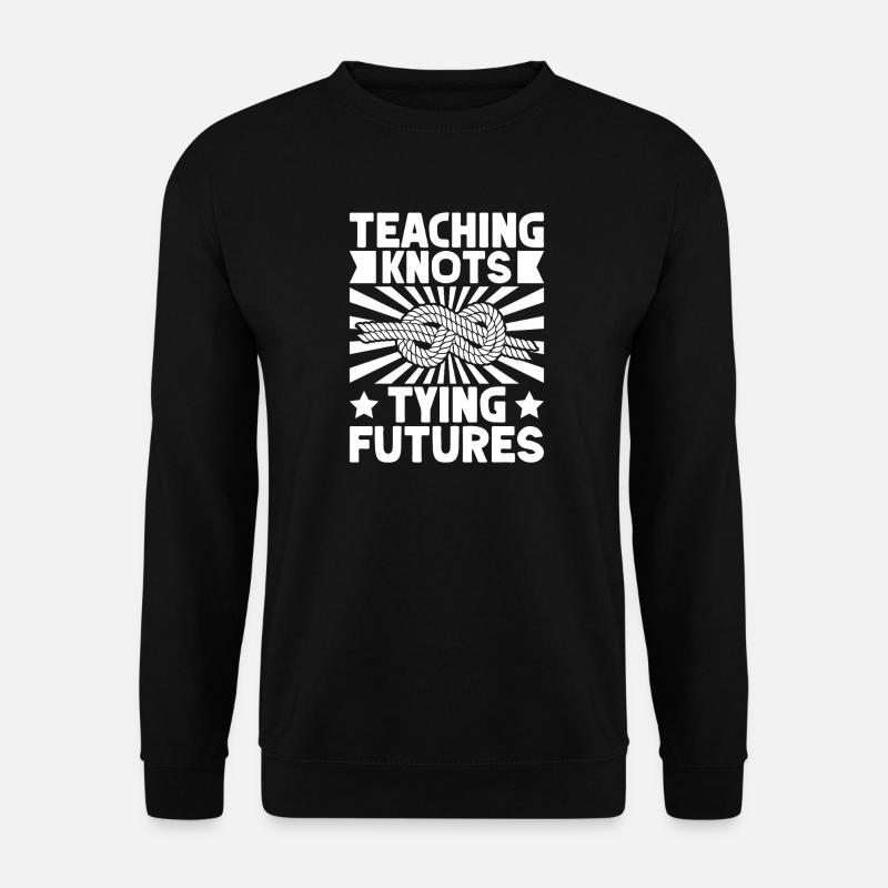 boys scout Scouting Teaching Knots Scout - Unisex Pullover - Schwarz