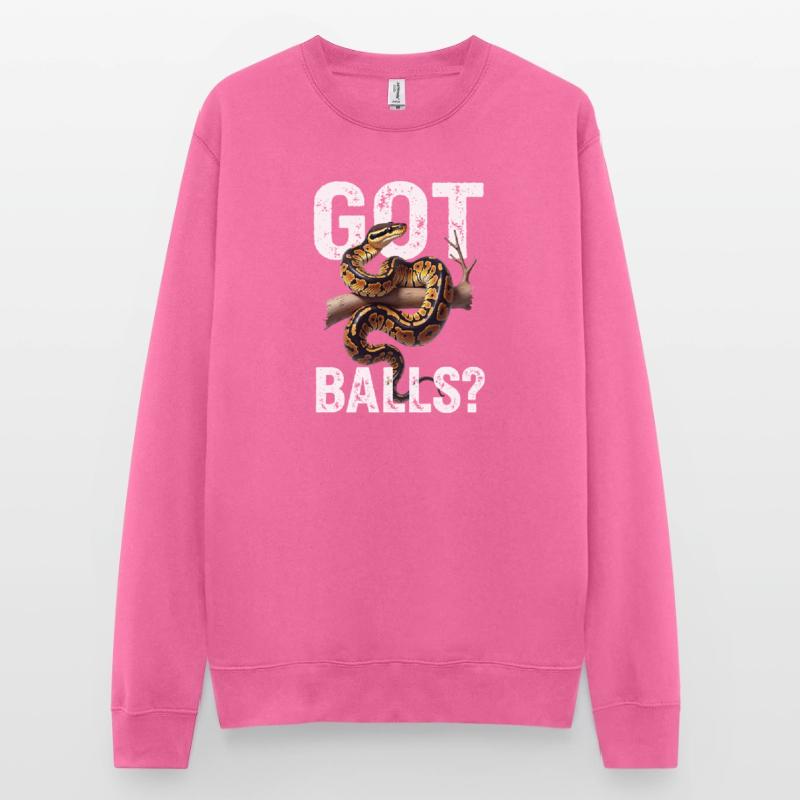 Python roi Serpents Amateurs de terrarium Python Sweat-shirt Unisexe