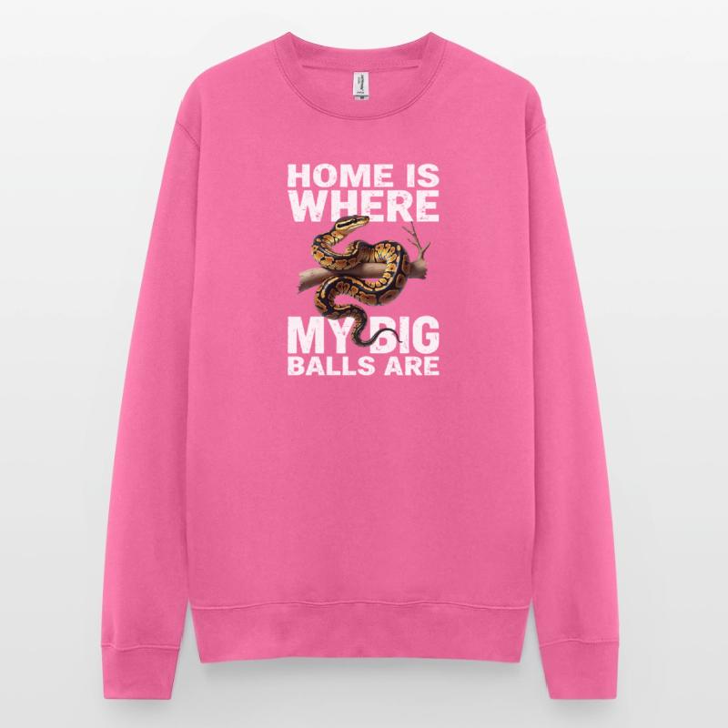 Python roi Serpents Amateurs de terrarium Python Sweat-shirt Unisexe
