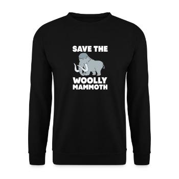Mammoth - Unisex Sweatshirt - black - Front - Alina (178cm) & Michal (187cm)