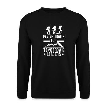 scouts scouts Scouts Pavage Trails Scout - Sweat-shirt Unisexe - noir - Devant - Alina (178cm) & Michal (187cm)