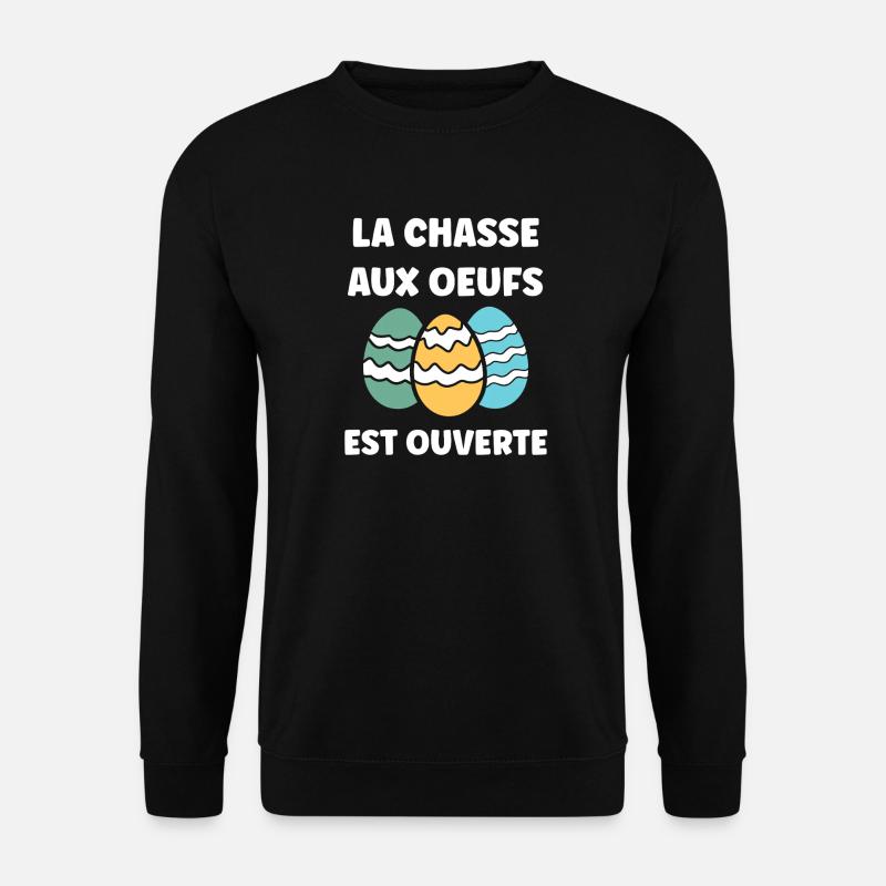 Easter egg hunt - Unisex Sweatshirt - black