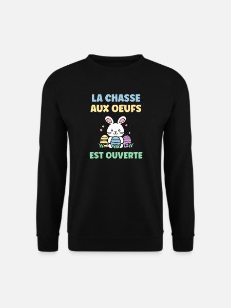 egg hunt - Unisex Sweatshirt - black