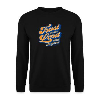 Christlicher Jesus-Gott-Anbetung-Glaube religiöse - Unisex Pullover - Schwarz - Vorne - Alina (178cm) & Michal (187cm)