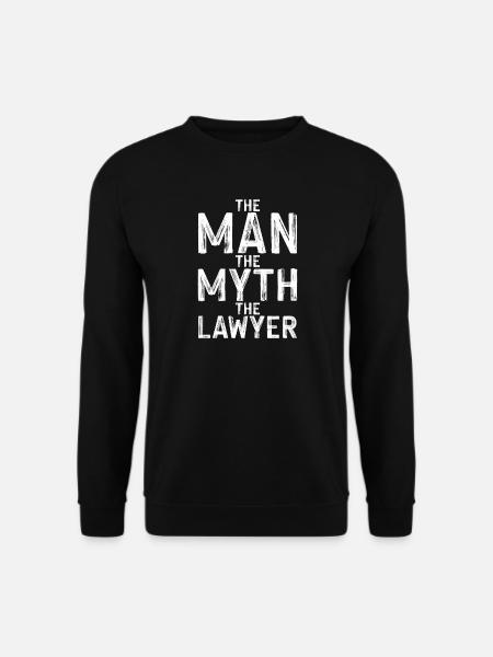 Man Myth Lawyer - Unisex Sweatshirt - black