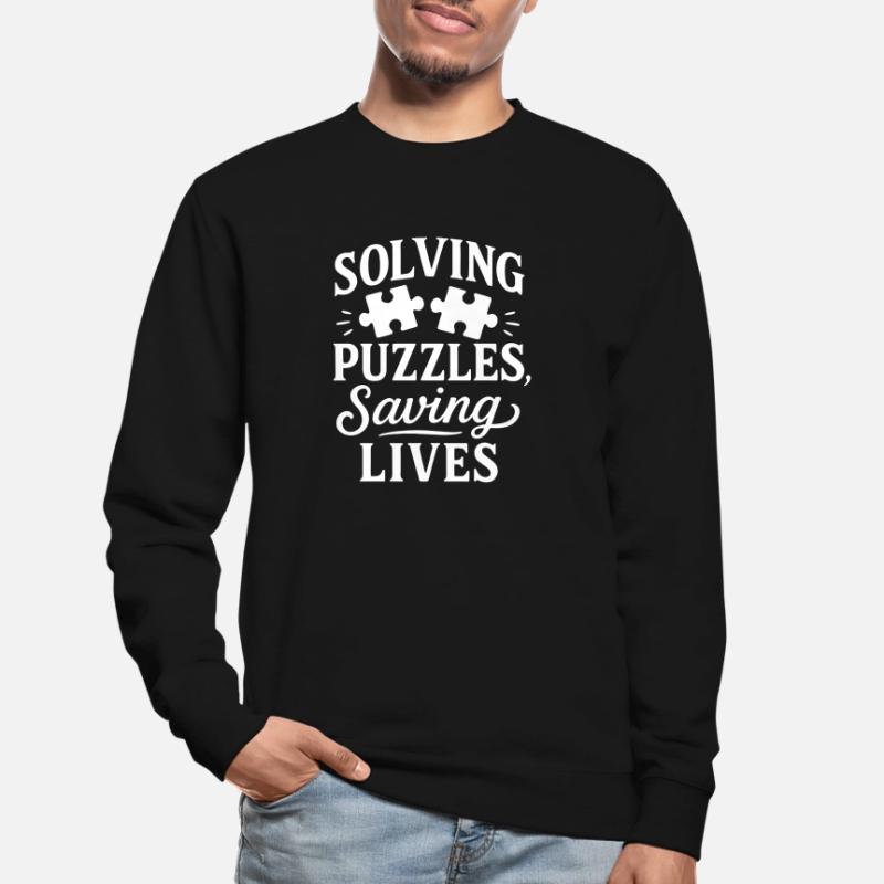 Forensic Nurse Practitioner Puzzles Saving Lives Unisex Pullover