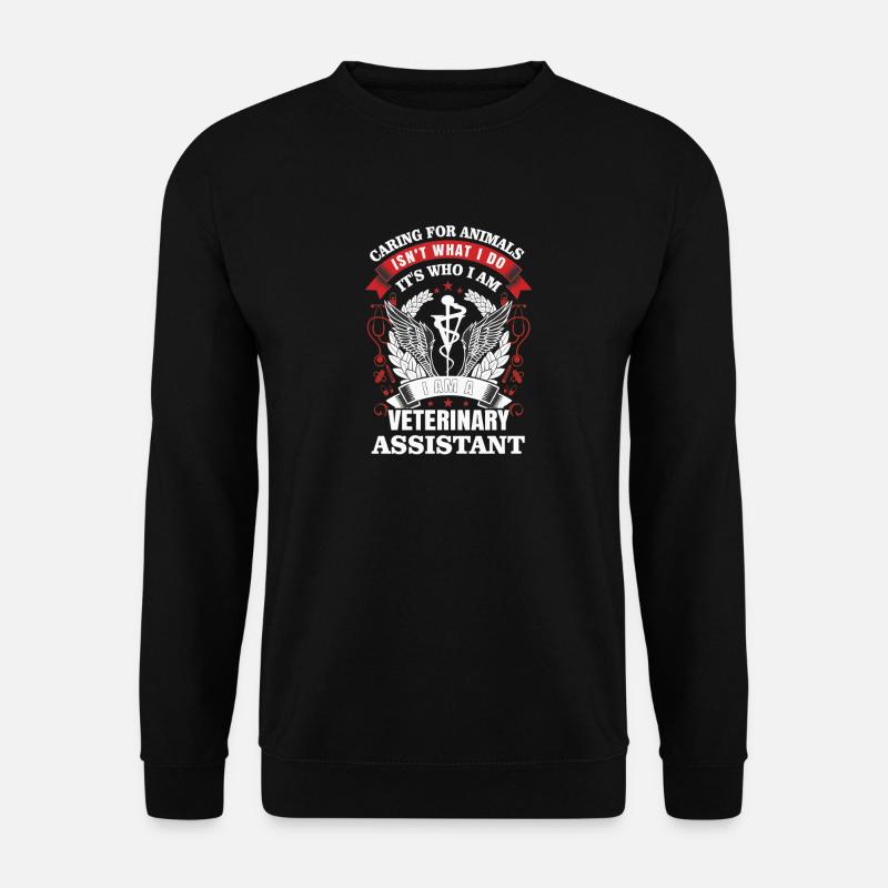 Tiermedizinischer Assistent - Unisex Pullover - Schwarz
