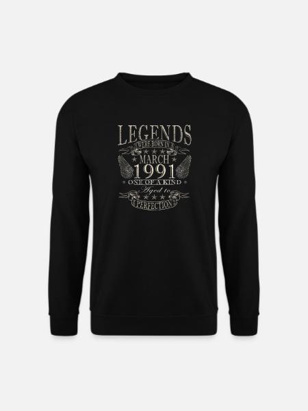 Birthday March 1991 - Unisex Sweatshirt - black