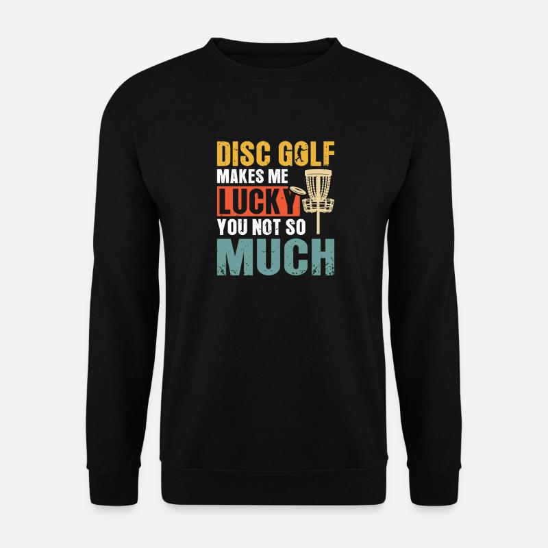 Disc Golf Geschenke Discgolf - Unisex Pullover - Schwarz