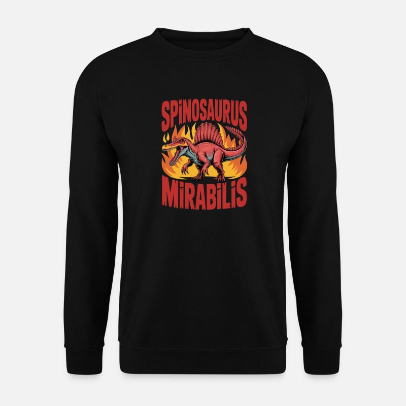 Neue Spinosaurus Mirabilis 2026 Entdeckung - Unisex Pullover - Schwarz