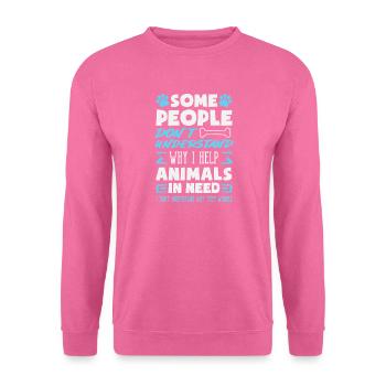 Animal Rescue Animal Shelter Foster Family Adoption - Unisex Sweatshirt - pink - Front